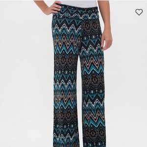 BKE printed palazzo pants